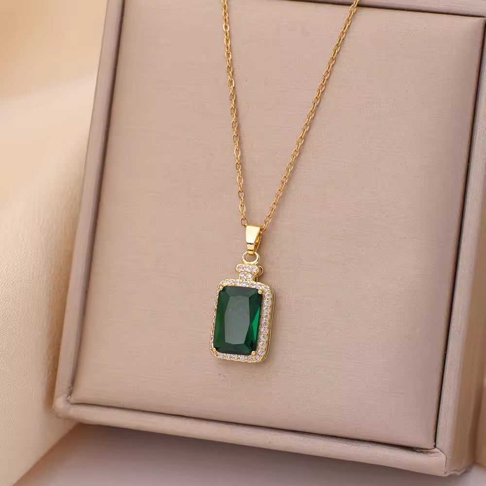 Vintage Silver Pendant Necklace