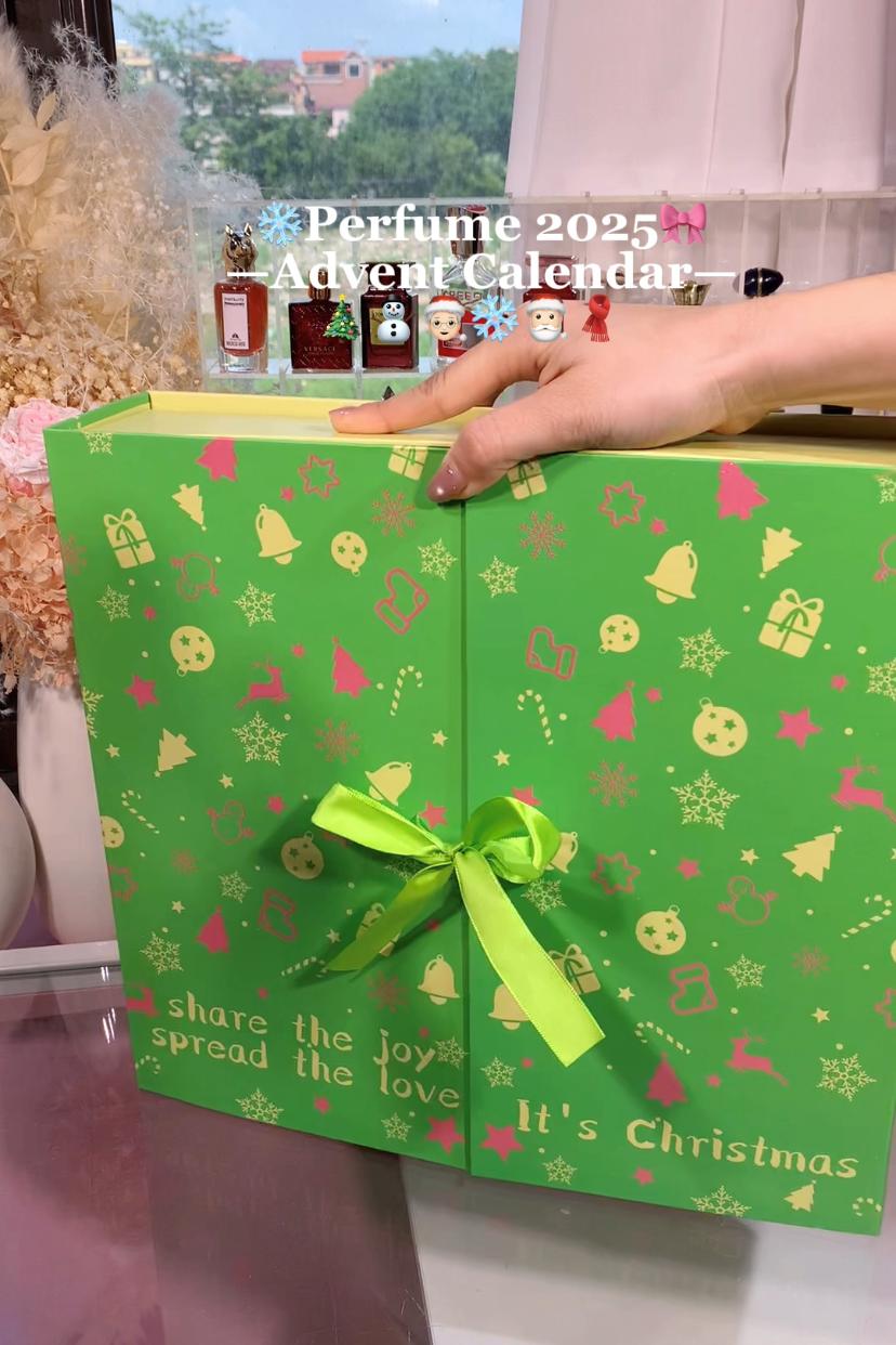 Christmas advent calendar box