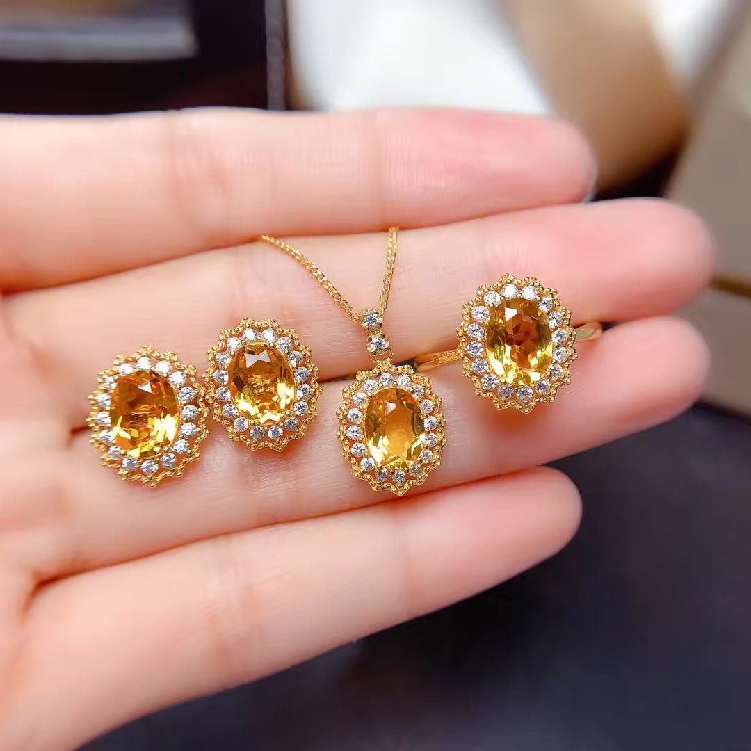 Faceted Crystal Necklace
