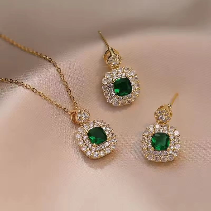 Faceted Crystal Necklace