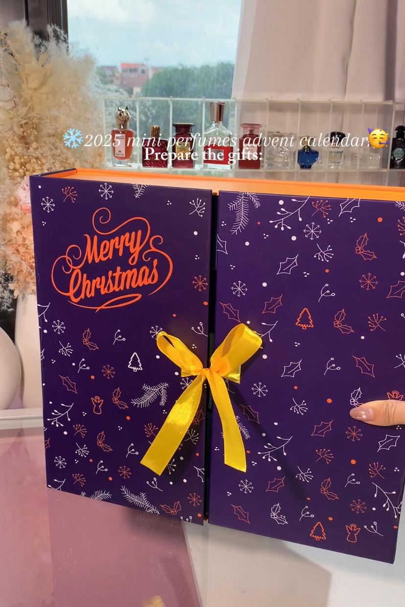 Christmas advent calendar box